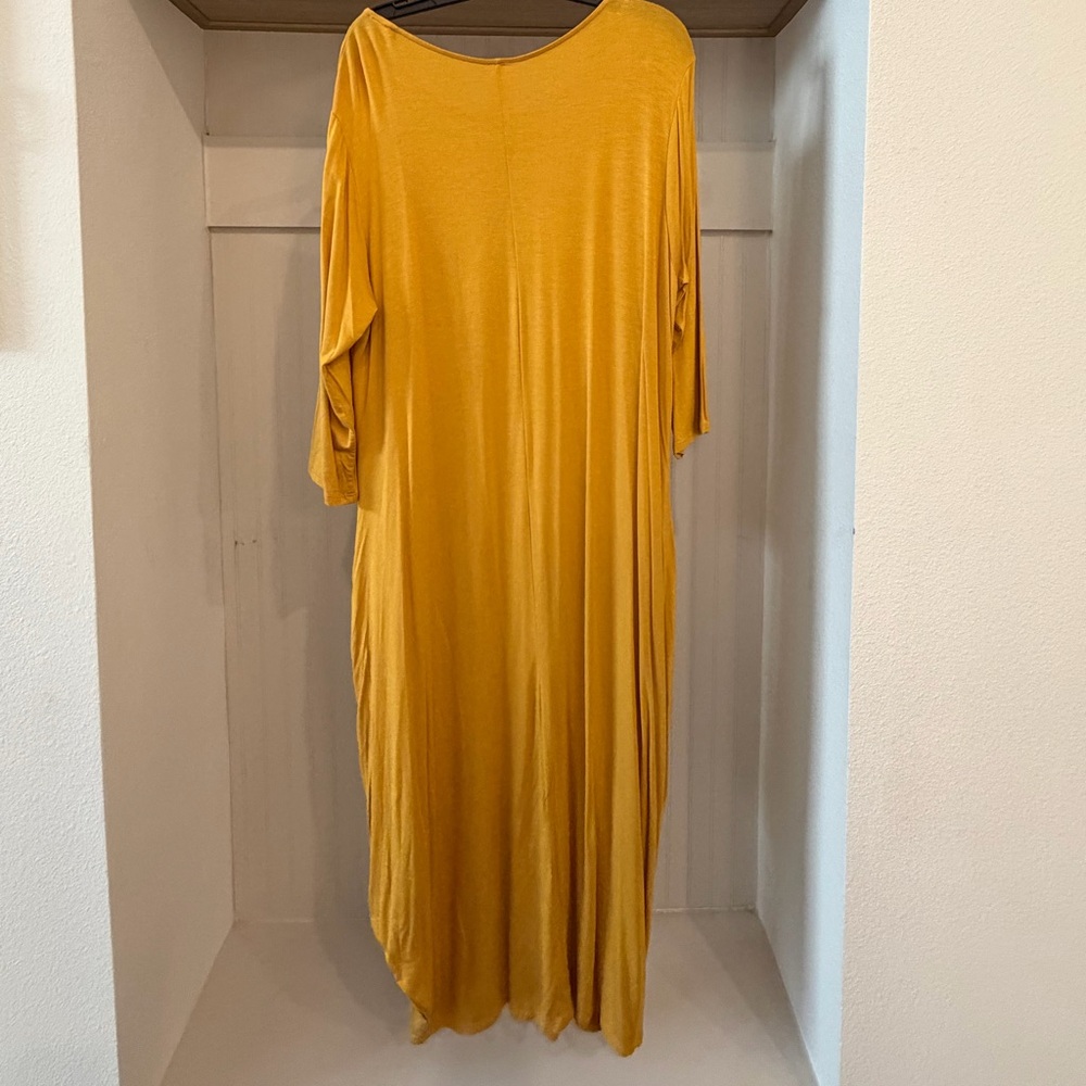 Mustard Yellow Maxi Dress - Picture 3 of 3